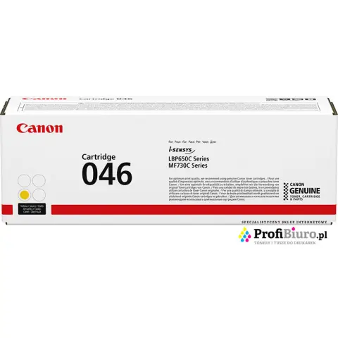 Canon CRG-046Y - Toner żółty do Canon LBP-650, LBP-653, LBP-654, MF-730, MF-731, MF-732, MF-733, MF-734, MF-735